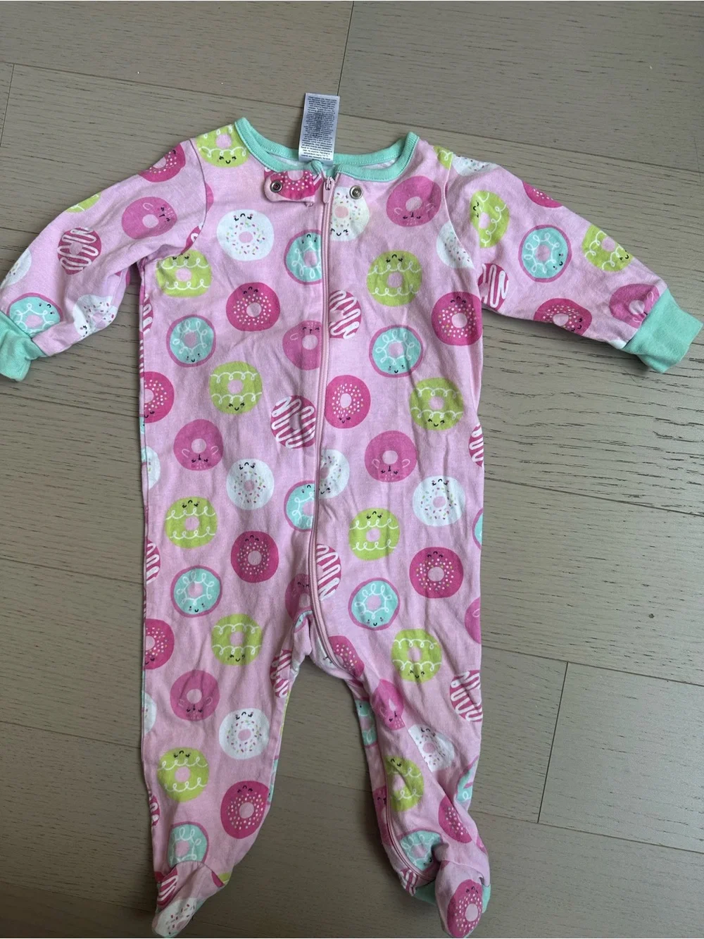 3-Pack Baby Footed Pajamas - Pink & Pastel Prints